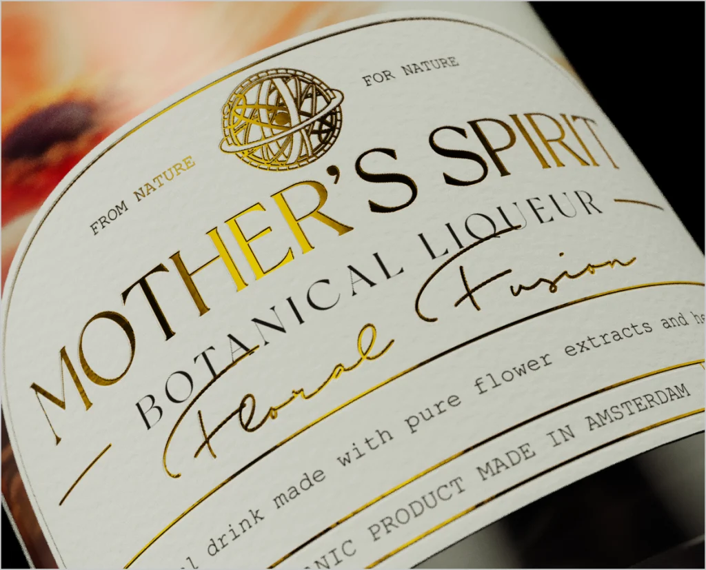 Mother's Spirit floral fusion bottle