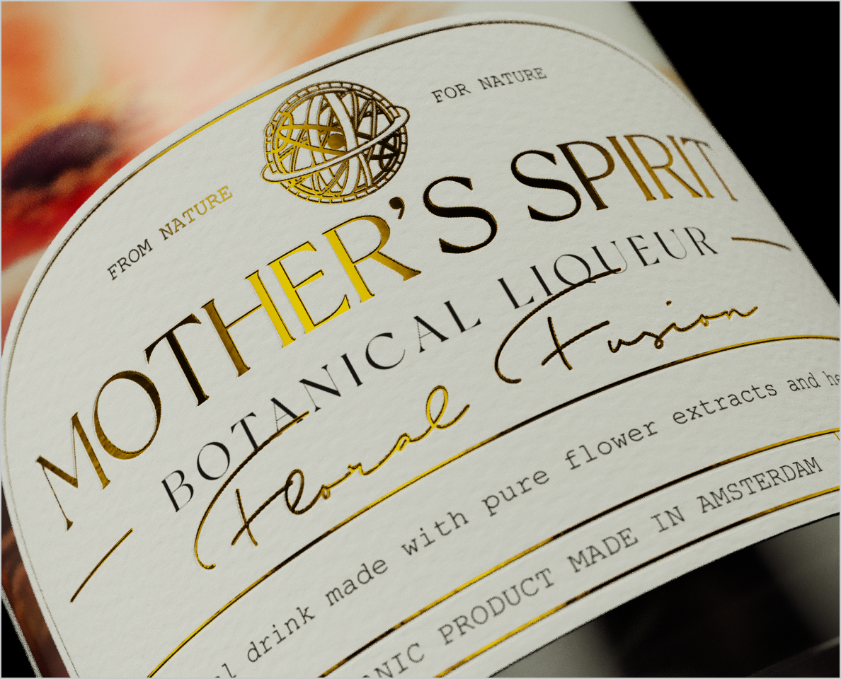 Mother's Spirit - 100% Organic Liqueur from Amsterdam